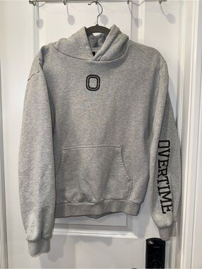 Youth Overtime Hoodie YXL Grey Sweatshirt